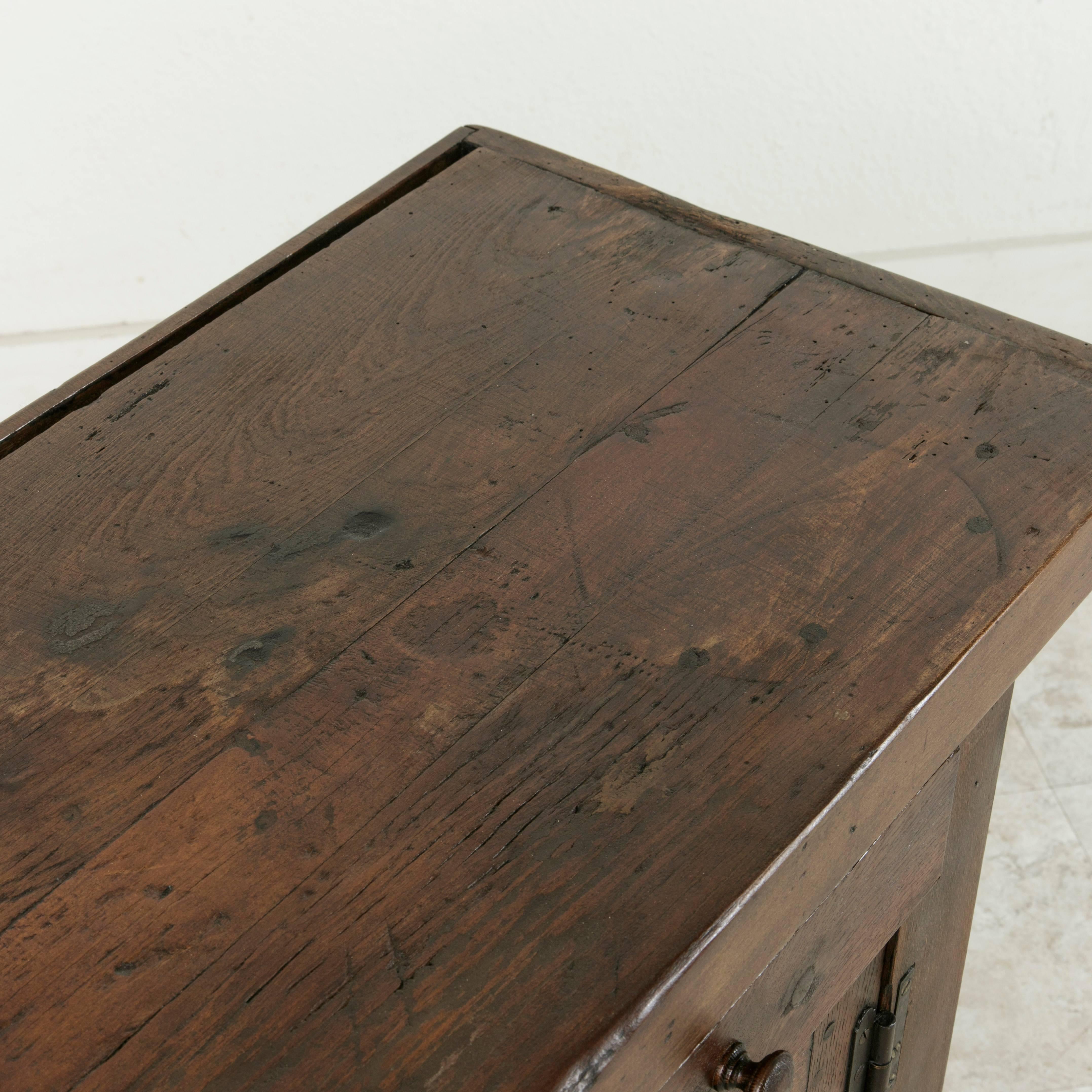 Early 20th Century French Oak Work Bench, Console Table, Sofa Table, Dry Bar 9