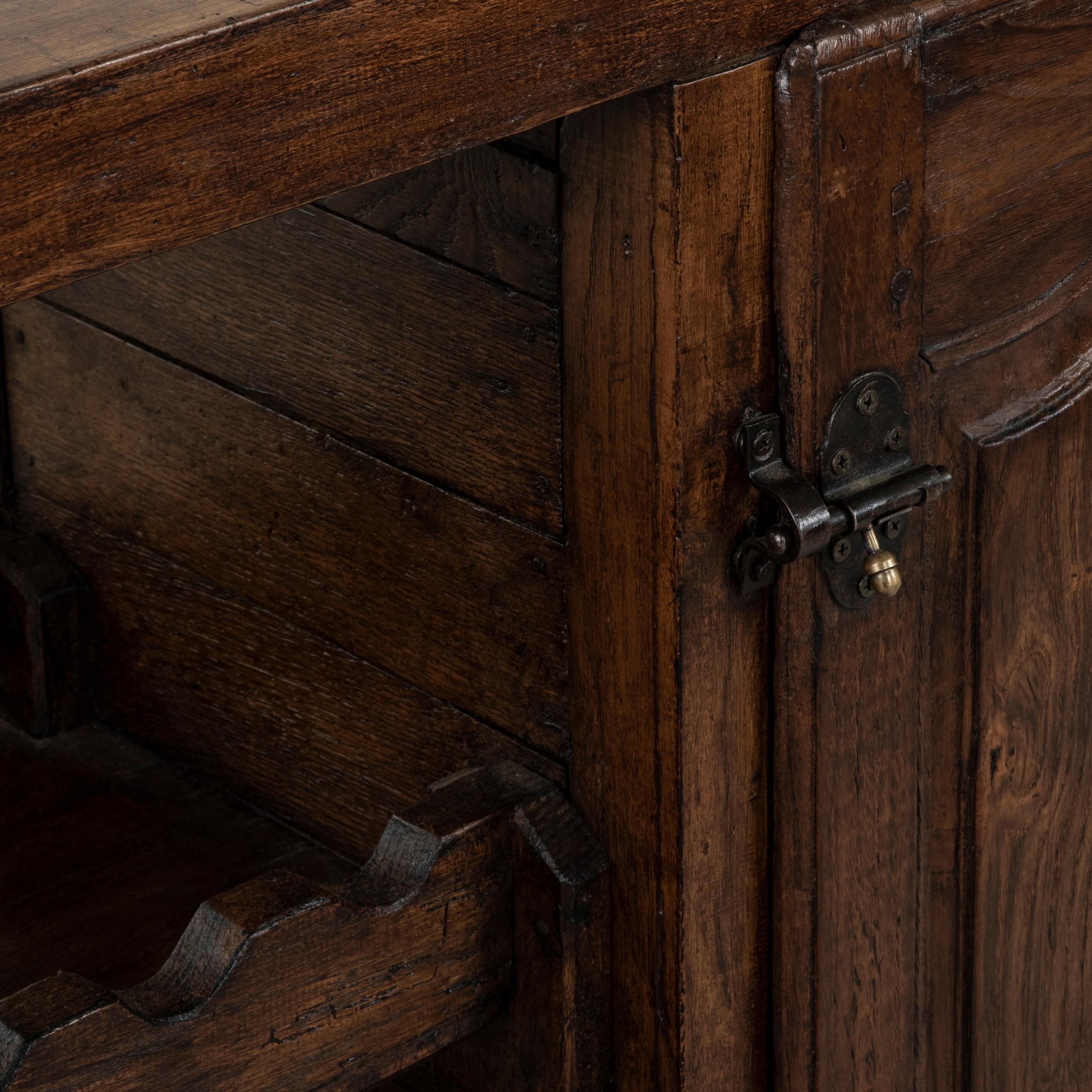 Early 20th Century French Oak Workbench, Console, Sofa Table, Dry Bar 4