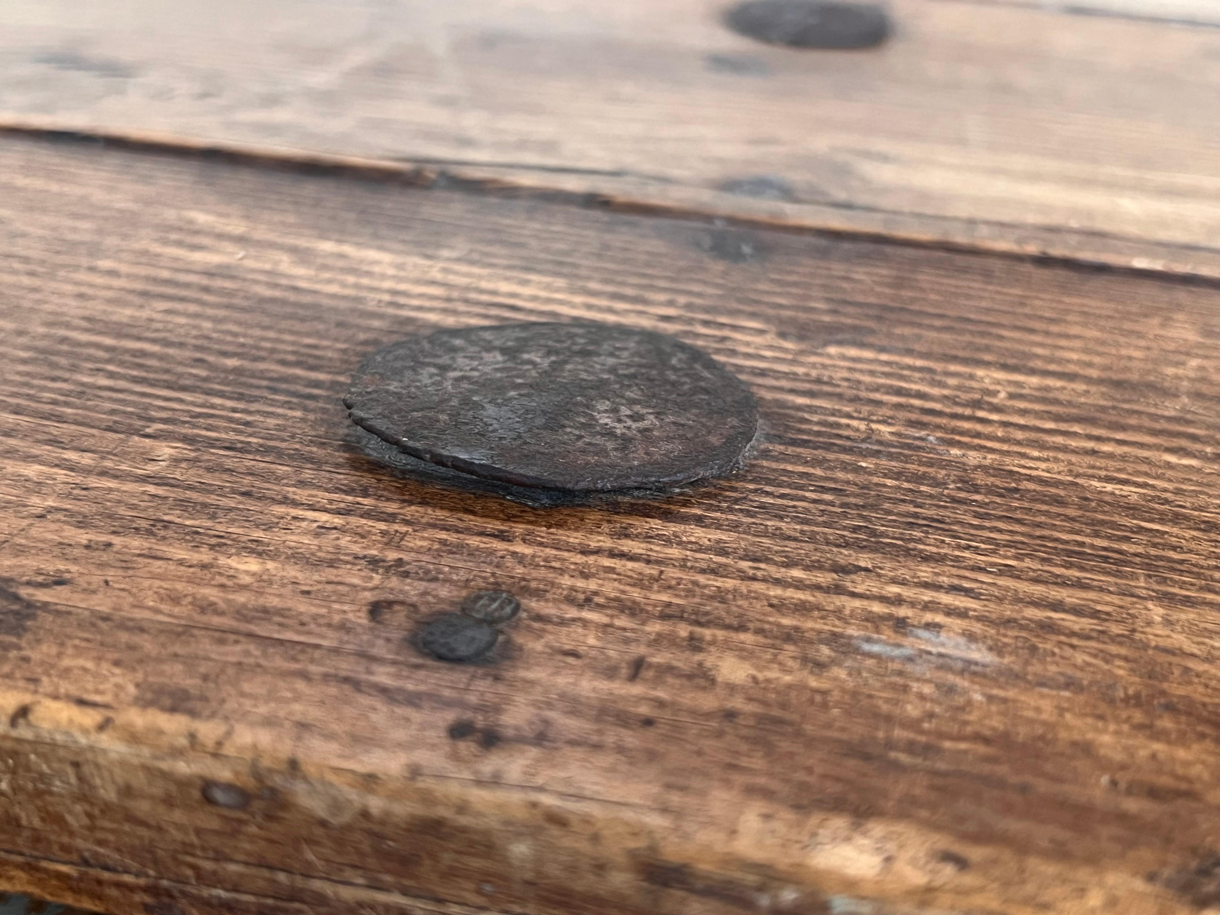 Table de travail française du début du 20e siècle avec un tiroir, années 1920 en vente 3