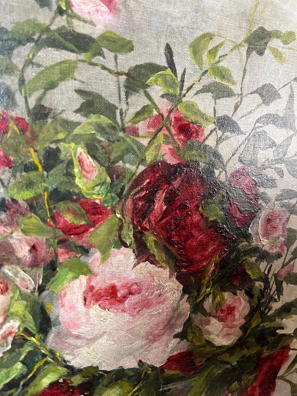 Huile sur toile française du début du 20e siècle signée Delornage, 1906s en vente 3