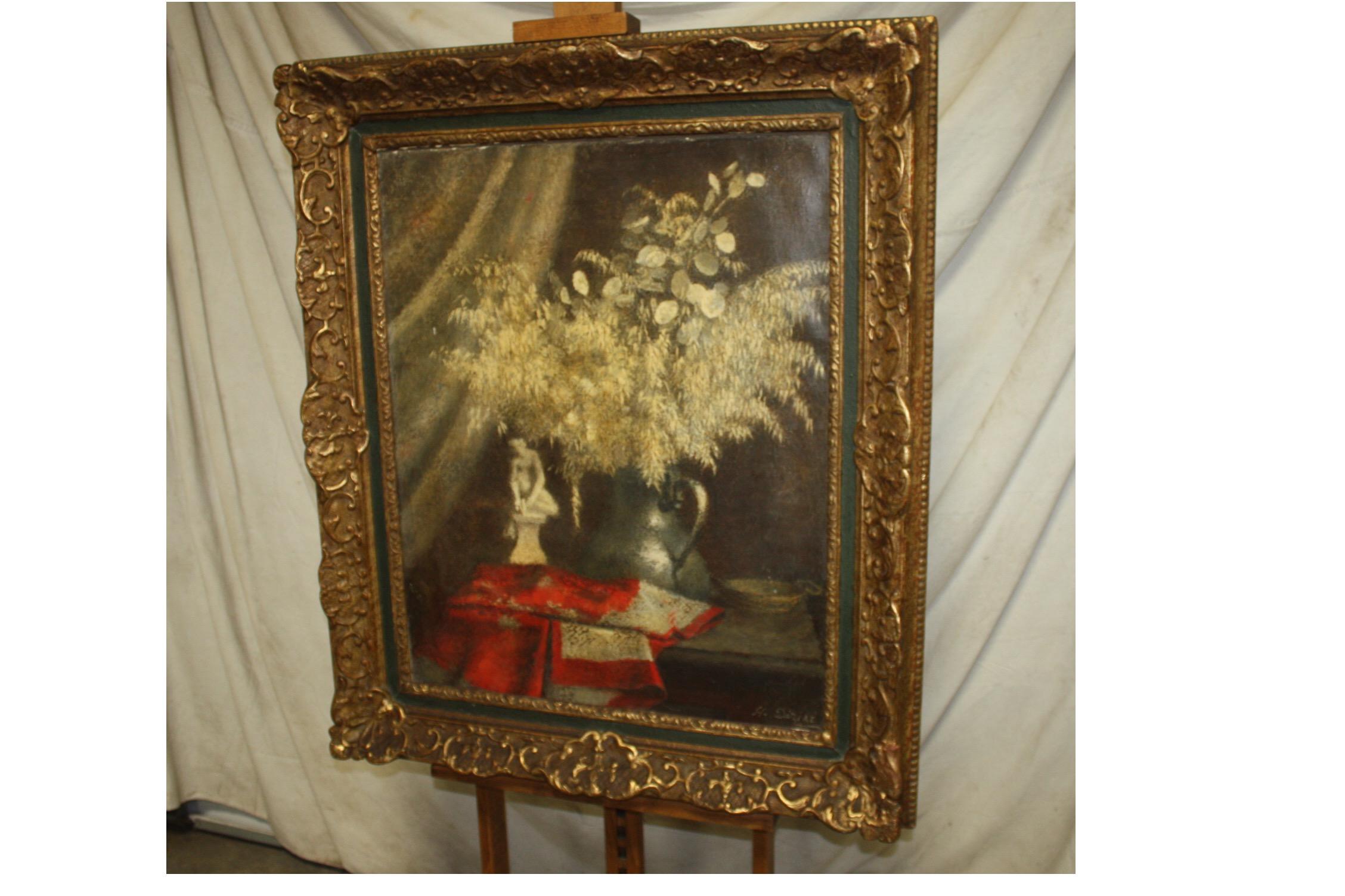 Canvas Early 20th Century French Oil Painting For Sale
