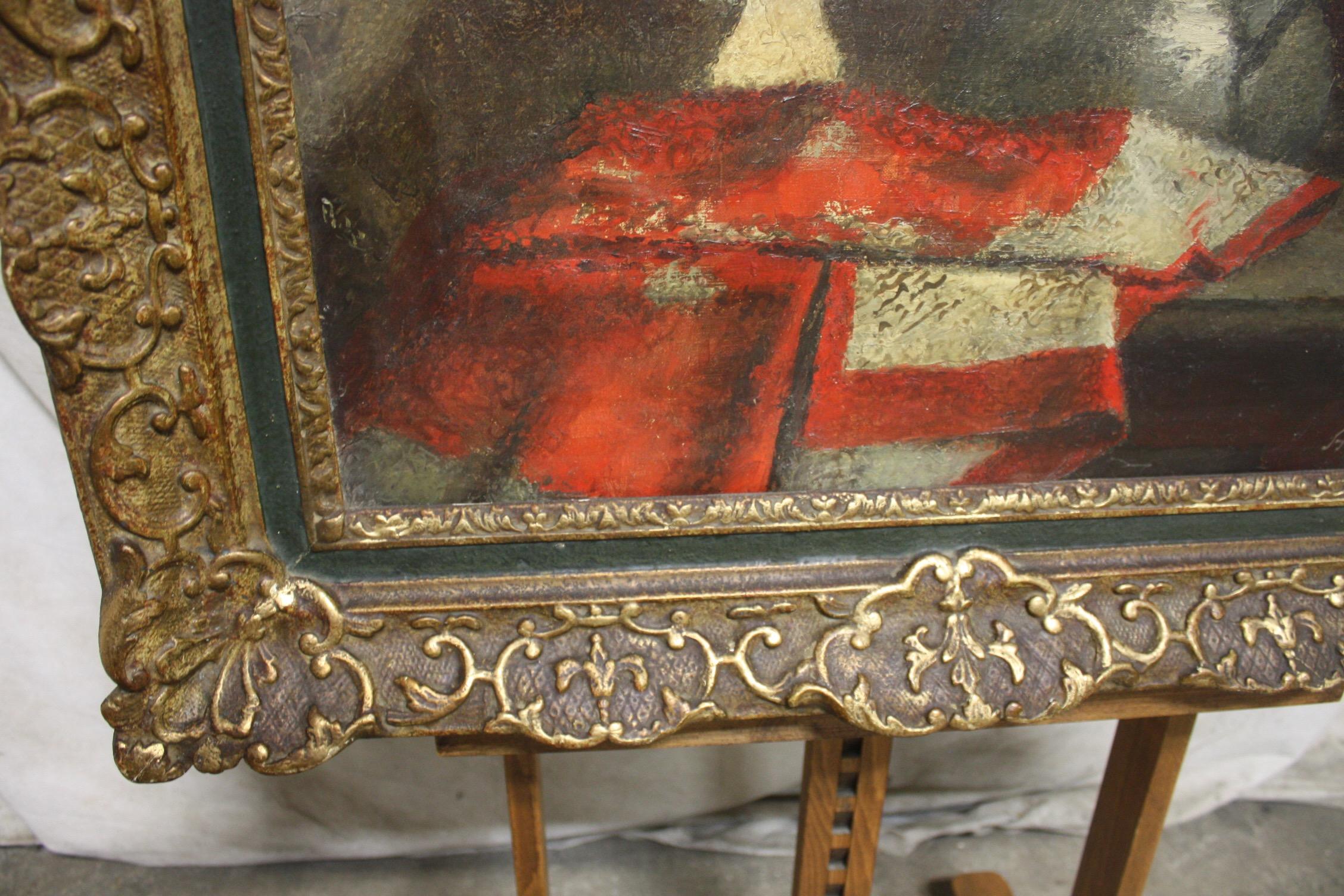 Early 20th Century French Oil Painting For Sale 4
