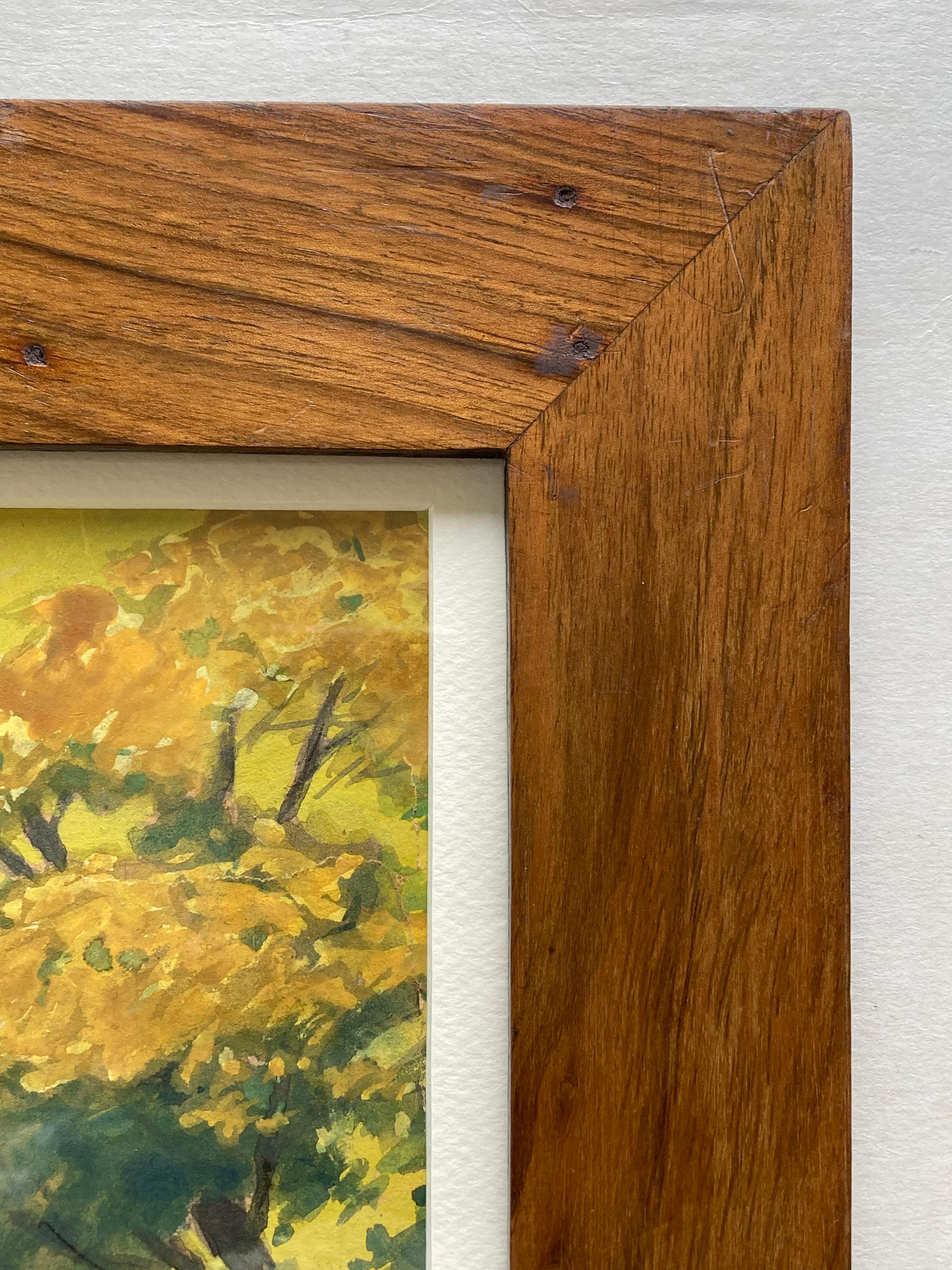 Early 20th Century French Original Painting by Post-Impressionist Brun-Sirdey For Sale 3
