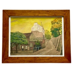Antique Early 20th Century French Original Painting by Post-Impressionist Brun-Sirdey