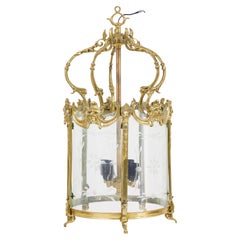 Farol francés de ormolu de principios del siglo XX
