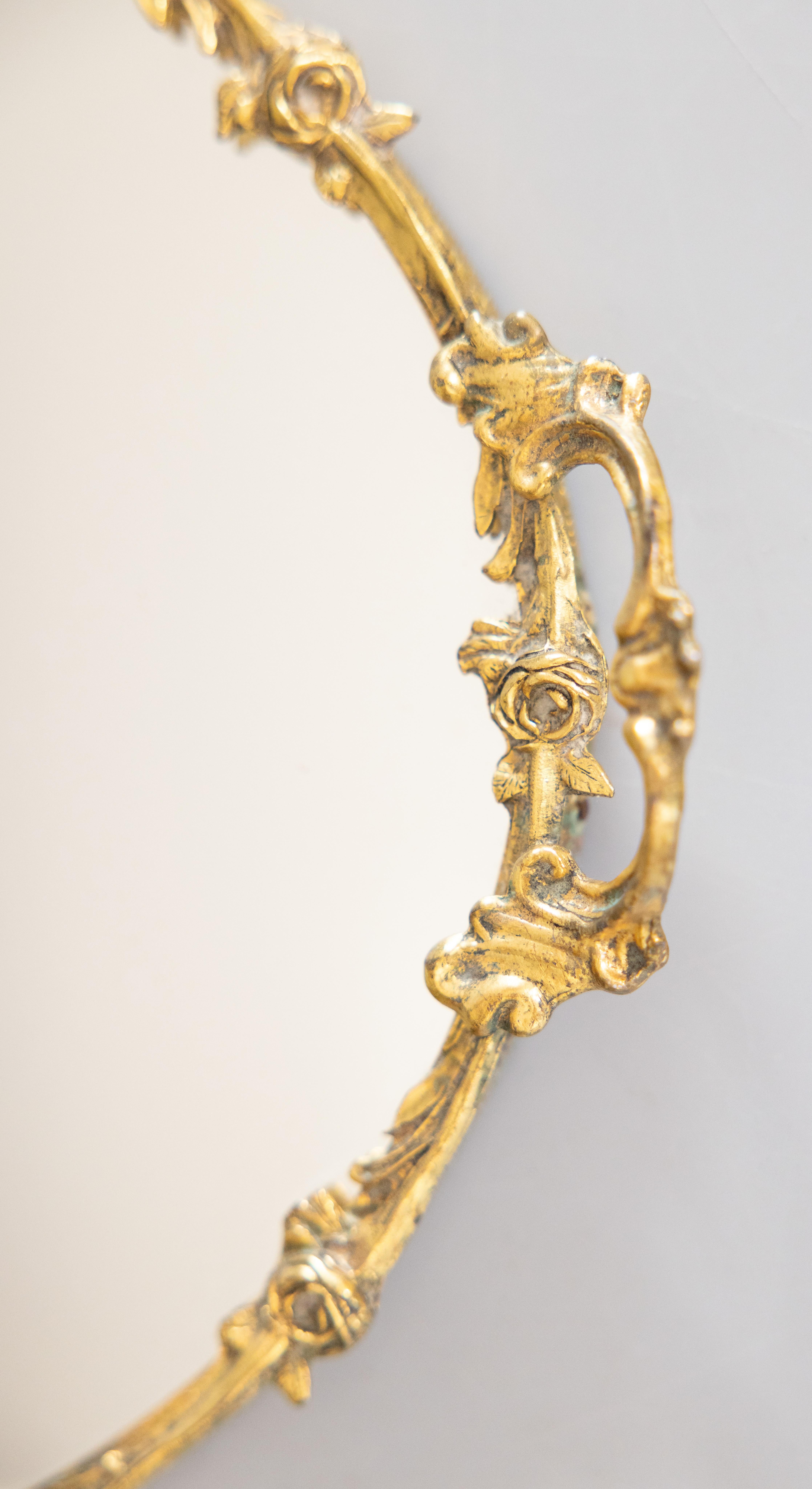 Early 20th Century French Ormolu Mirror Plateau Vanity Tray 2