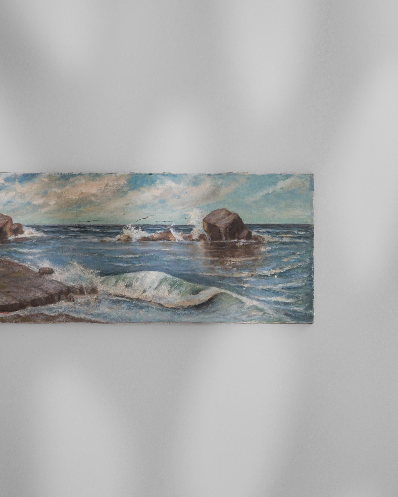 Französisches Gemälde des frühen 20. Jahrhunderts im Zustand „Gut“ im Angebot in High Point, NC