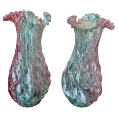 Early 20th Century French Pair of Clichy Vases, 1900s