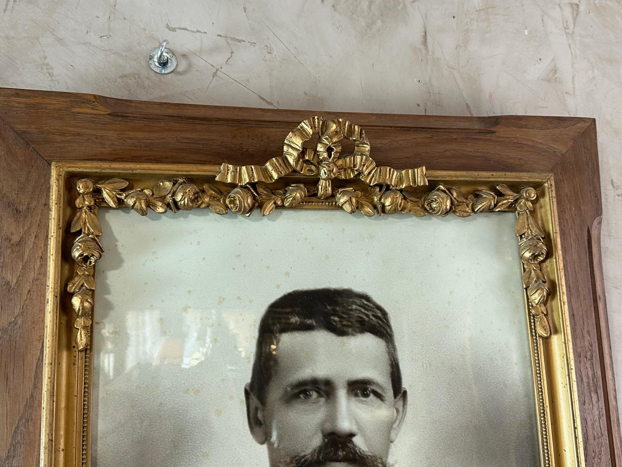 Französisches Paar Fotoporträts des frühen 20. Jahrhunderts, 1900er Jahre im Angebot 6