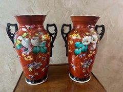 Early 20th century French Pair of Porcelain Vases, 1900s