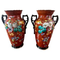 Early 20th century French Pair of Porcelain Vases, 1900s