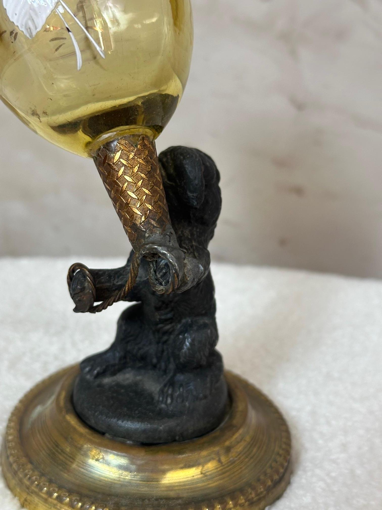 Coppia di vasi in vetro e spelta dei primi del Novecento, Francia, 1900 in vendita 7