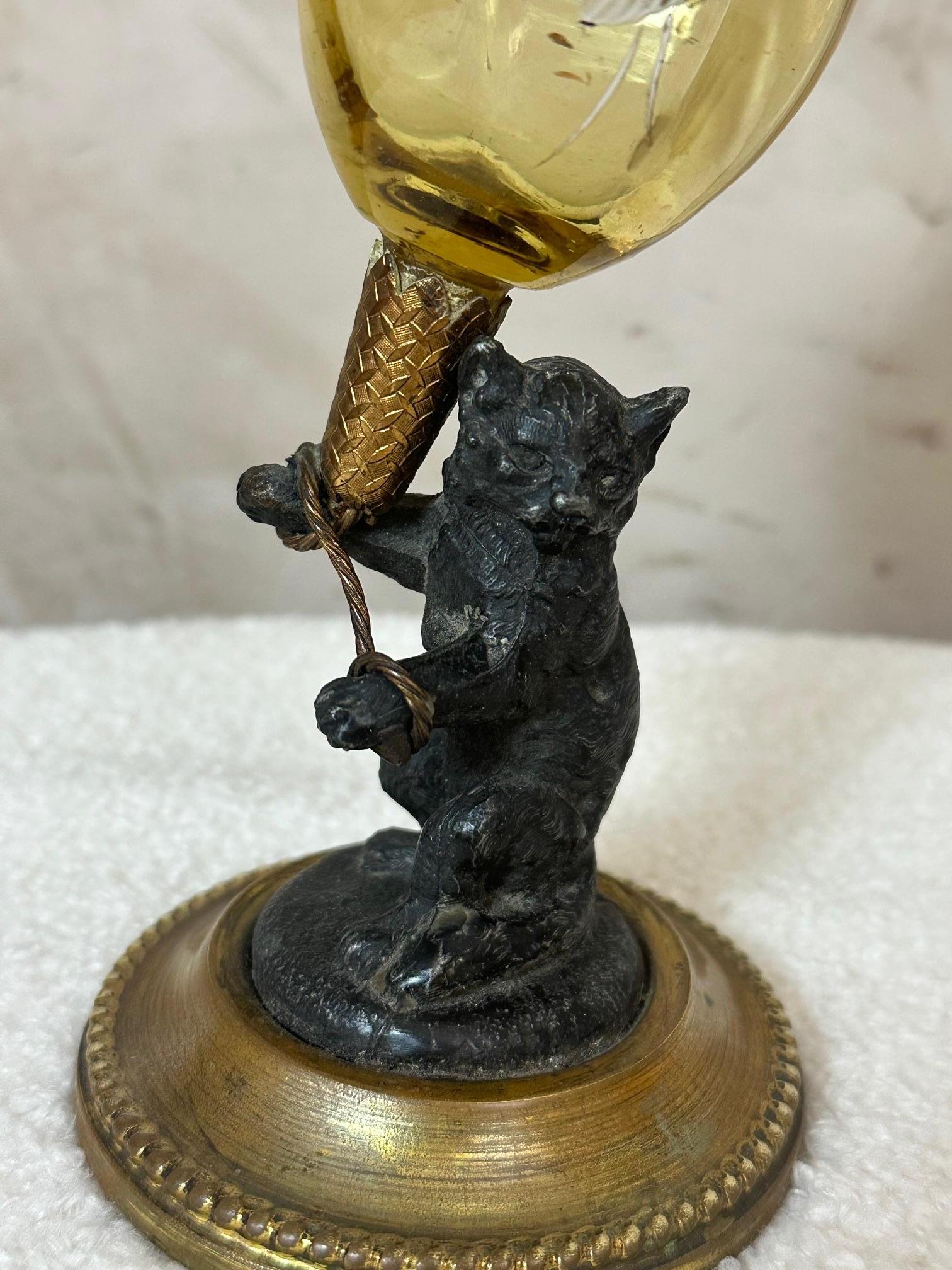 Coppia di vasi in vetro e spelta dei primi del Novecento, Francia, 1900 in vendita 1