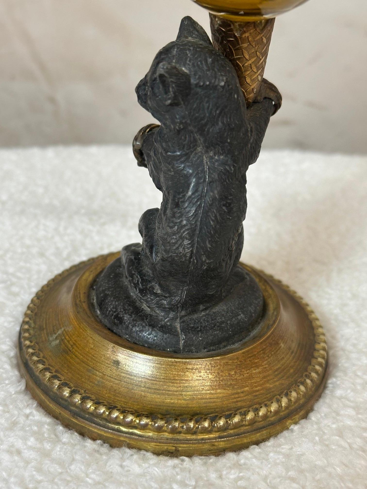 Coppia di vasi in vetro e spelta dei primi del Novecento, Francia, 1900 in vendita 3