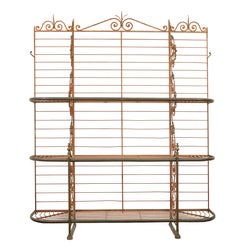 Early 20th century french Parisienne boulangers bread rack