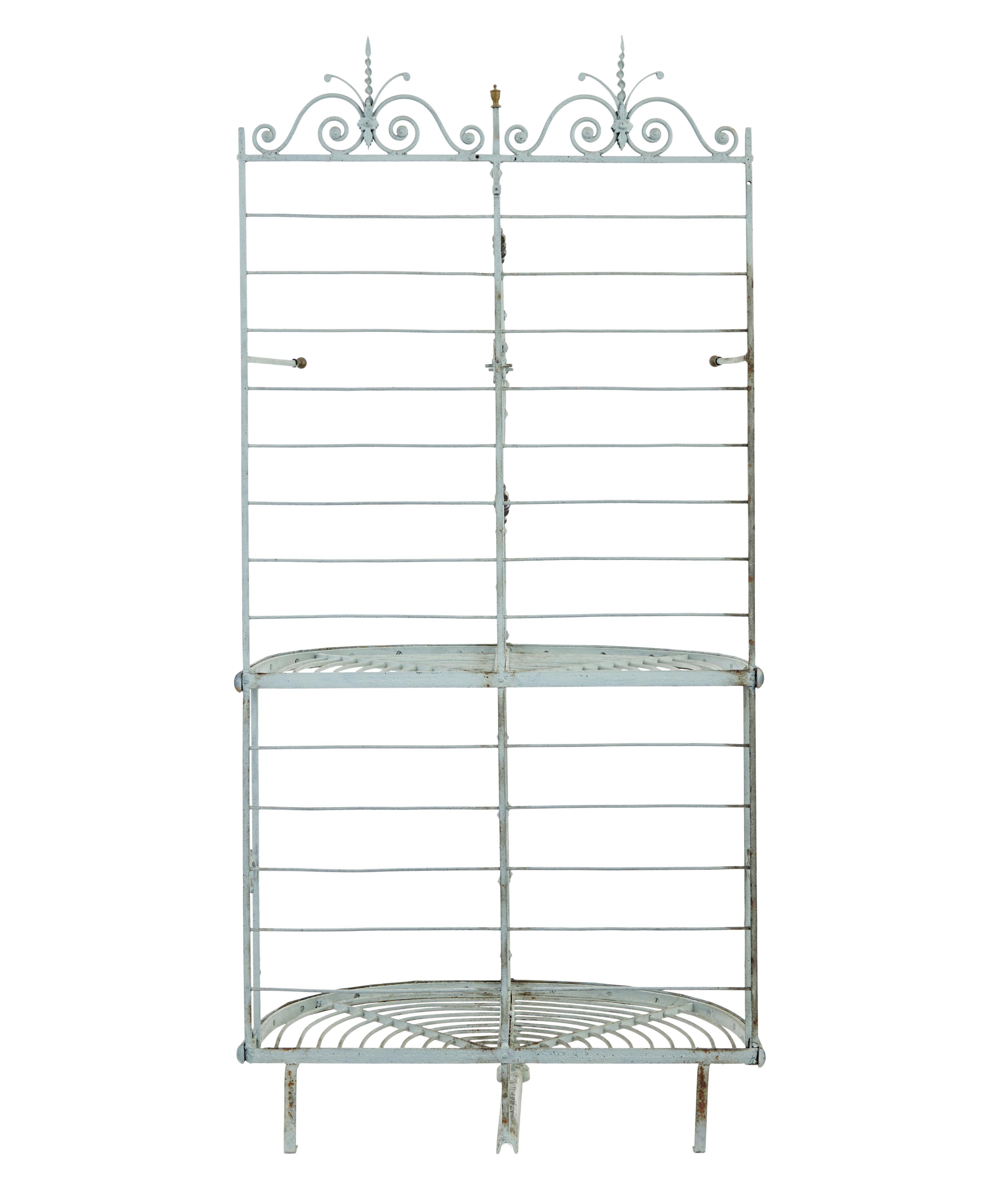 Edwardian Early 20th century French Parisienne boulangers bread rack For Sale