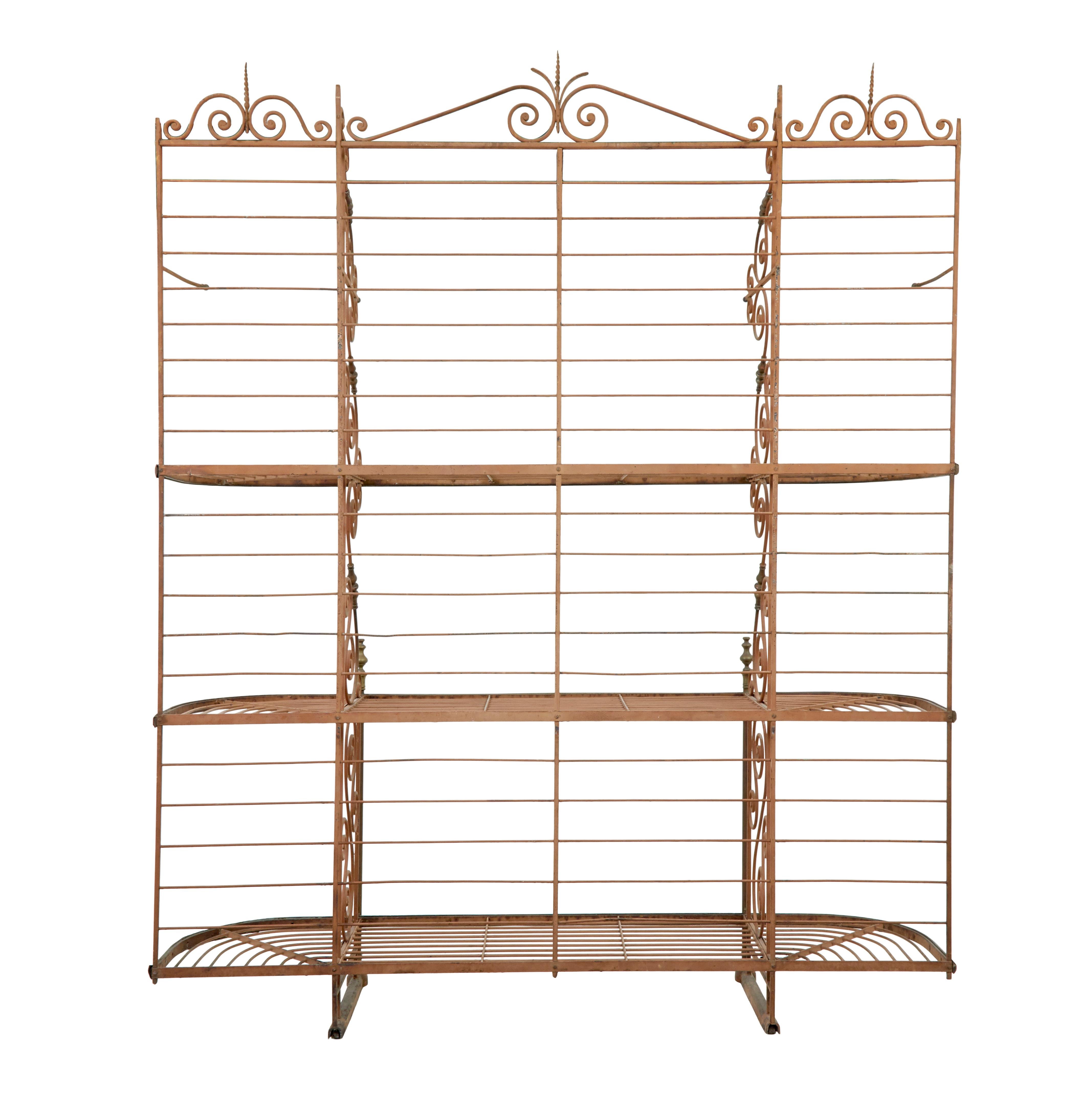French Early 20th century french Parisienne boulangers bread rack For Sale