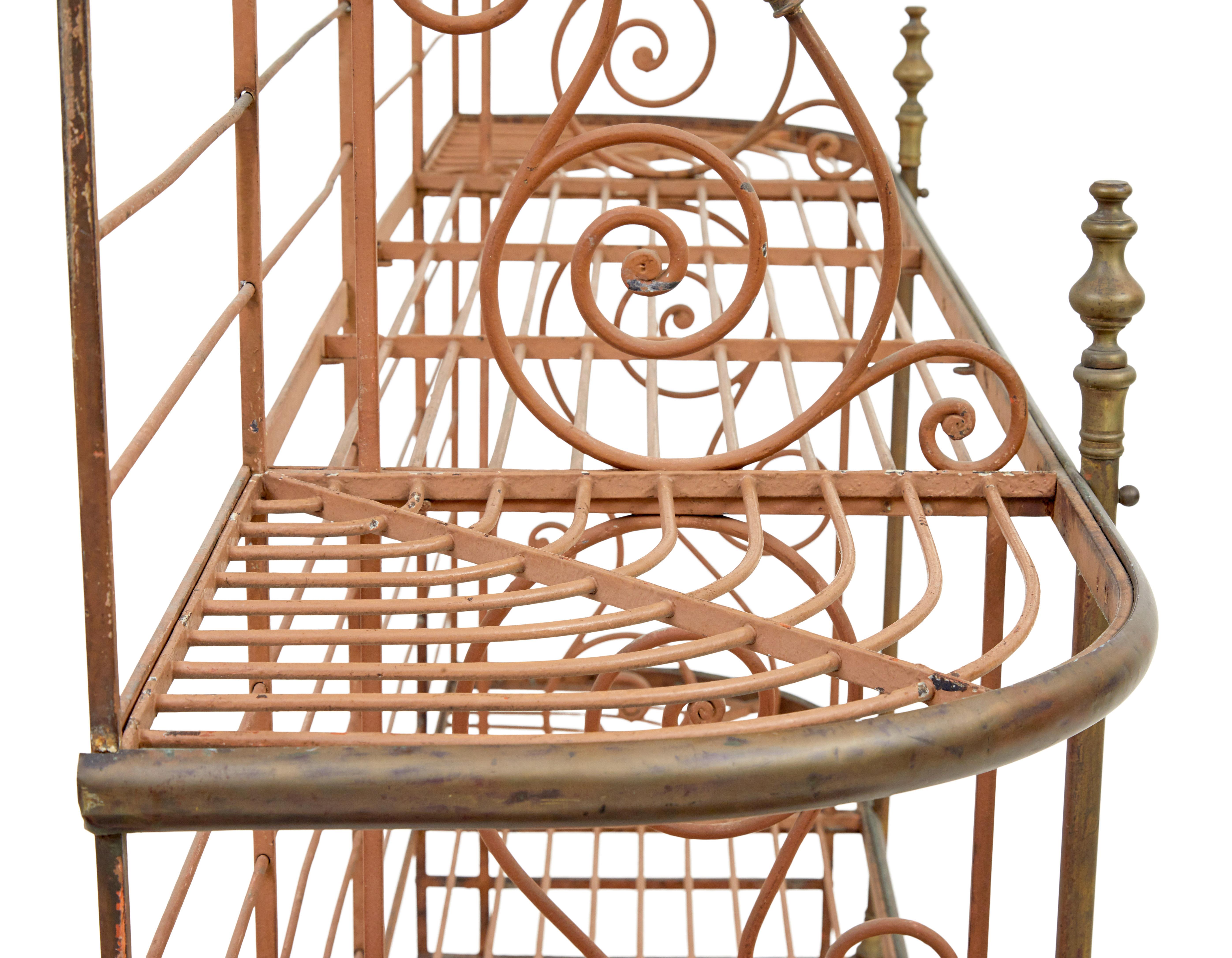 20th Century Early 20th century french Parisienne boulangers bread rack For Sale