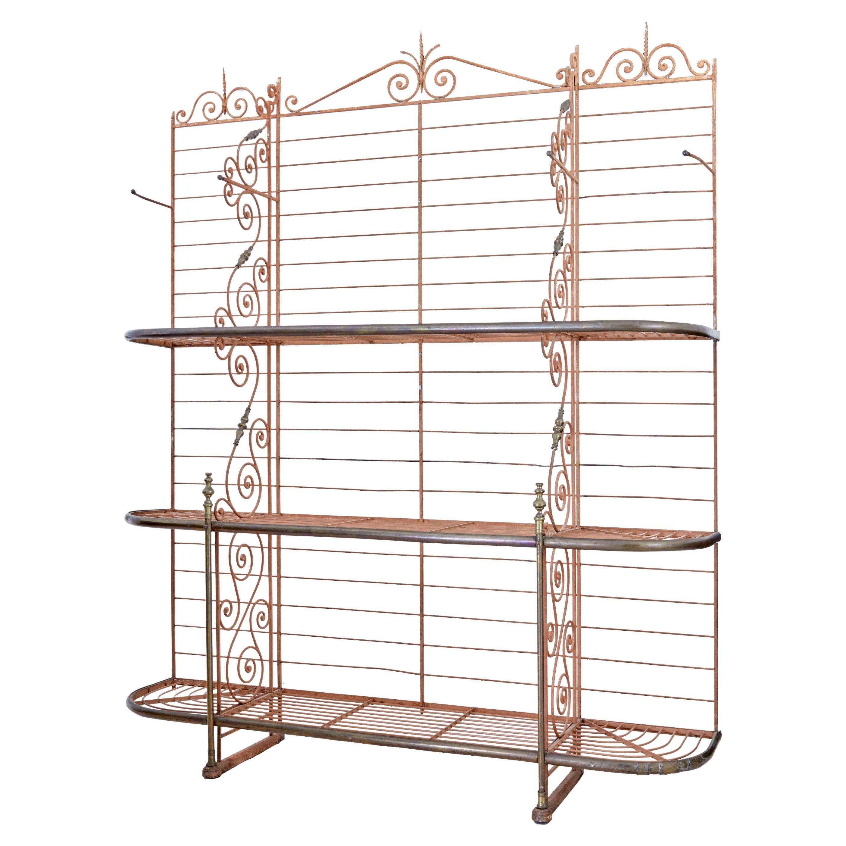 Early 20th century French Parisienne boulangers bread rack