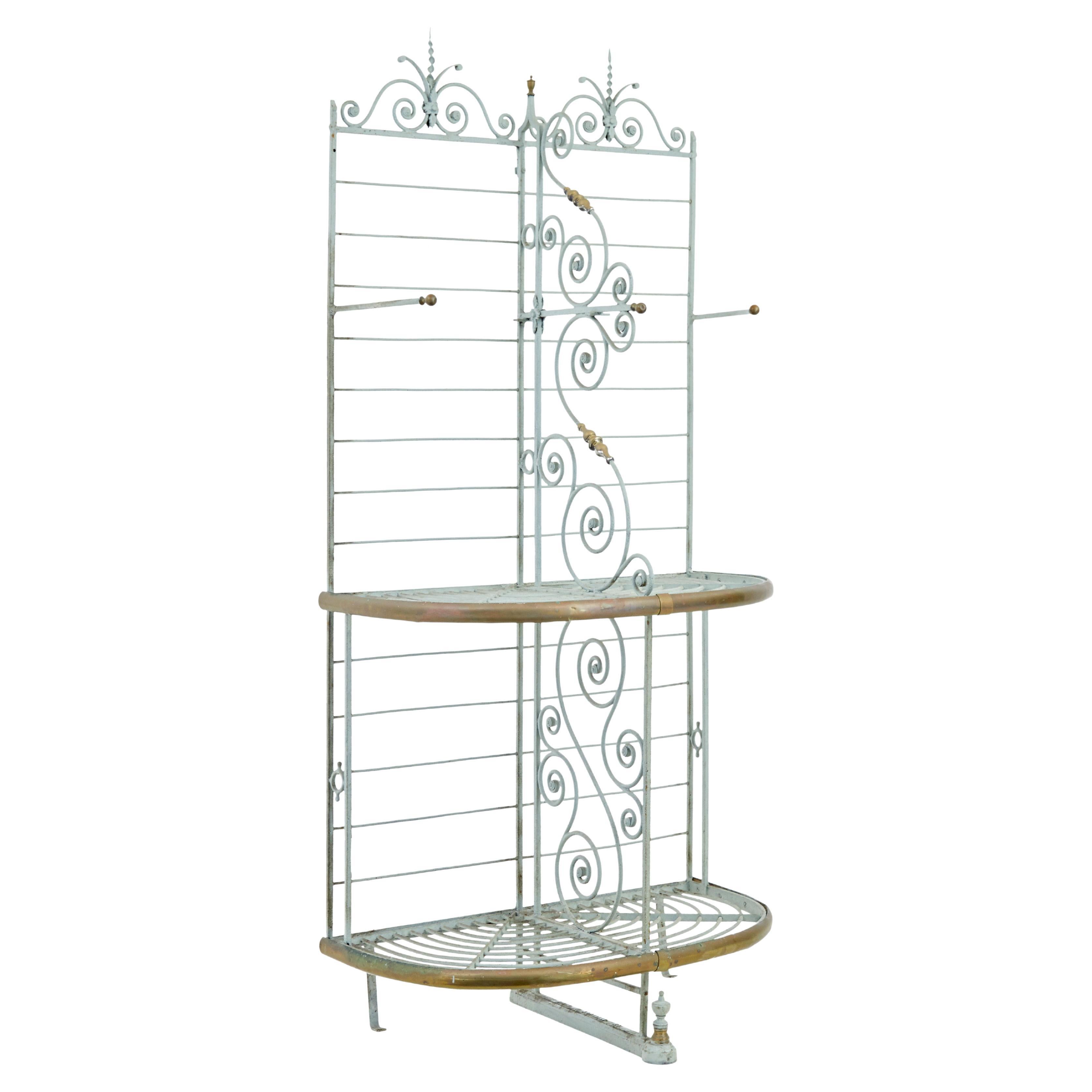 Early 20th century French Parisienne boulangers bread rack