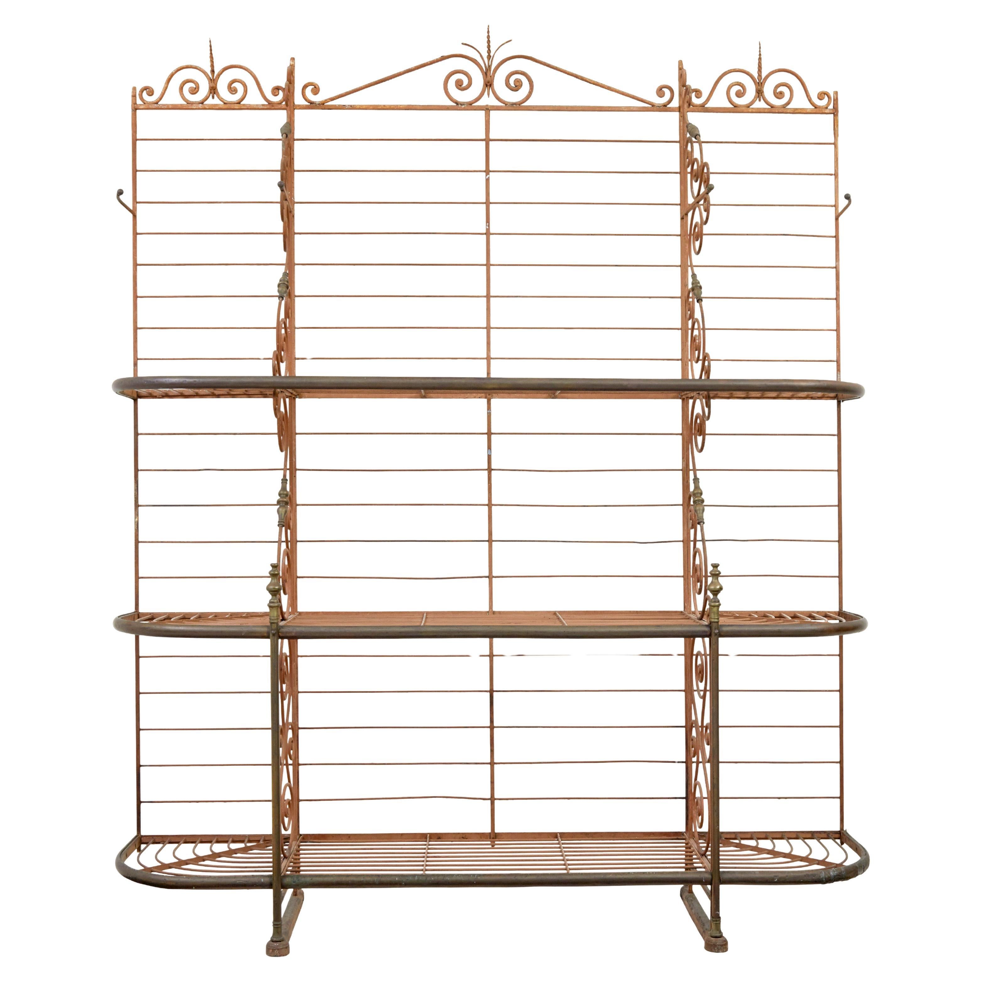 Early 20th century french Parisienne boulangers bread rack