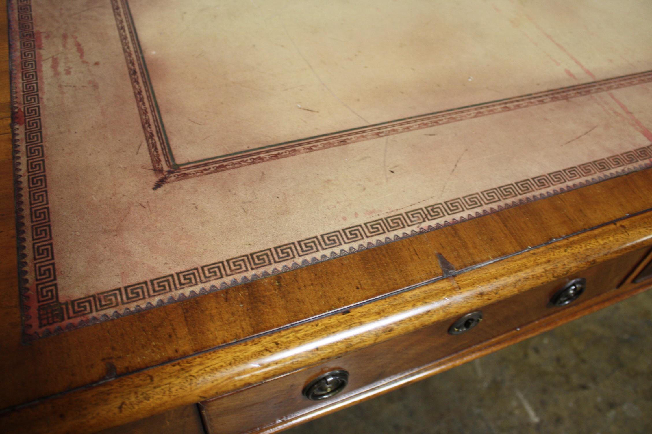 Early 20th Century French Partners Desk 6