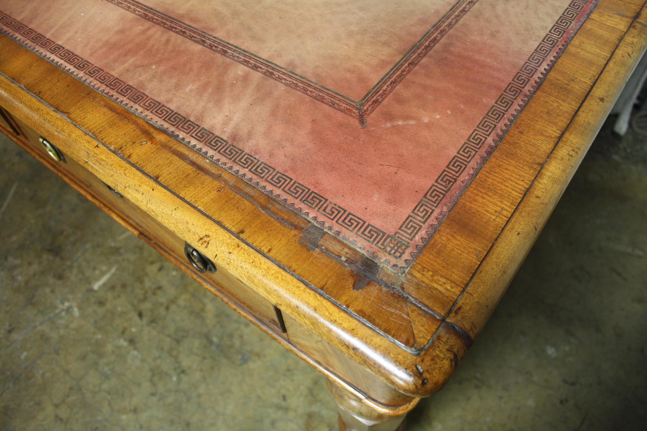 Early 20th Century French Partners Desk 10