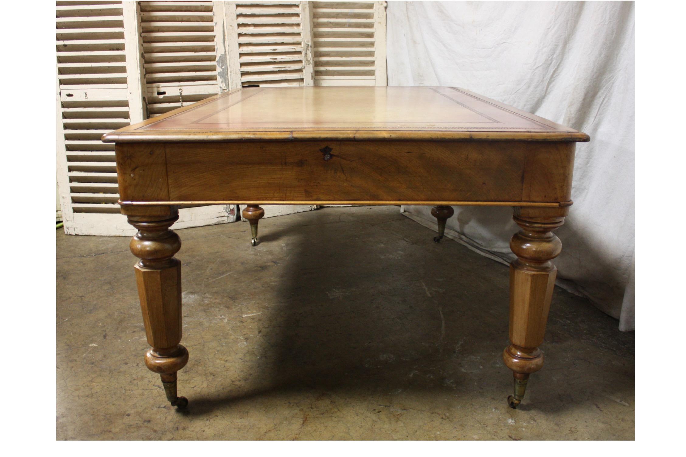 Early 20th Century French Partners Desk 3