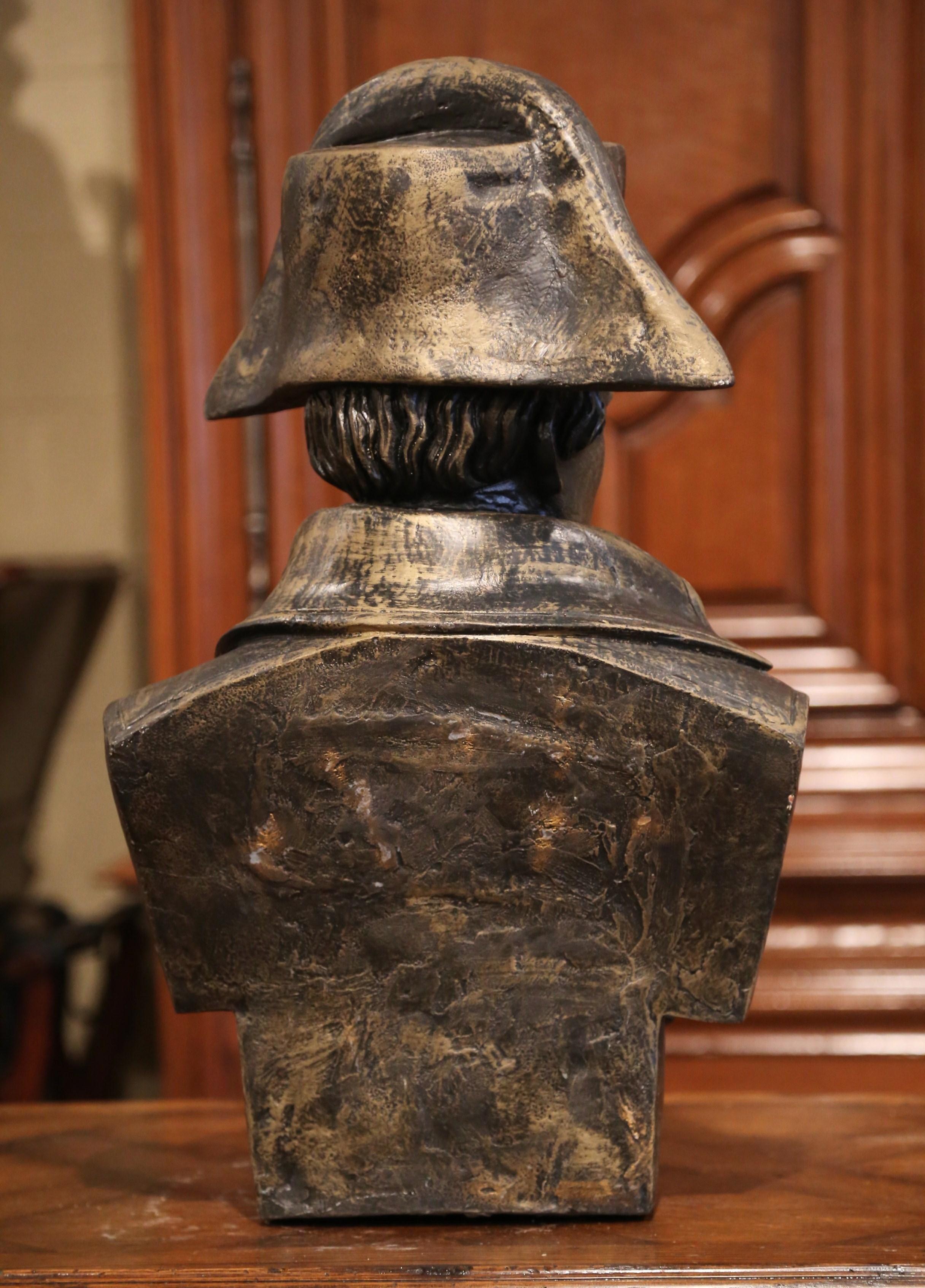 Early 20th Century French Patinated Iron Bust of Napoleon Bonaparte 5