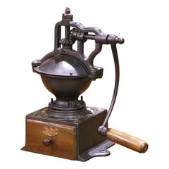 Molinillo de café francés de hierro fundido Peugeot Frères de principios del siglo XX, Model No.