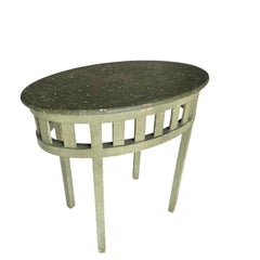 Early 20th Century French Pine Patinated Side Table