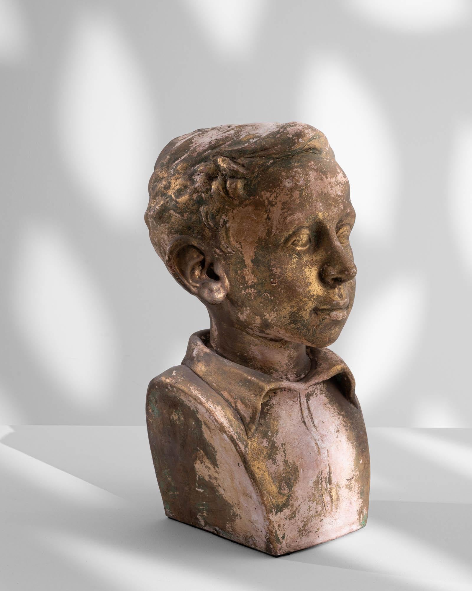 Early 20th Century French Plaster Bust For Sale 2