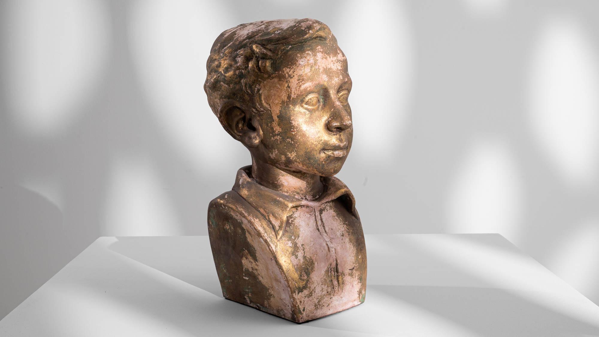 Early 20th Century French Plaster Bust For Sale 3