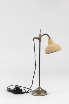 Early 20th Century French Plated Work Lamp