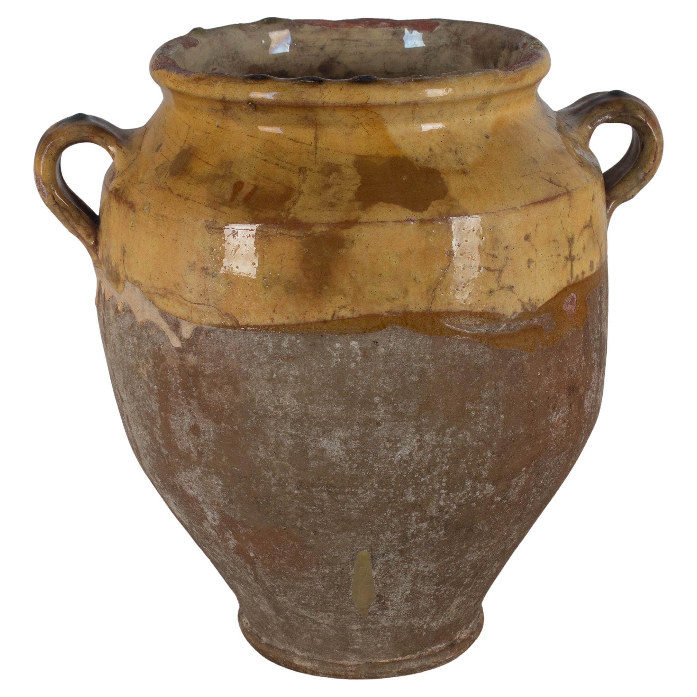 Early 20th century French Pot à Confit or Terracotta Vase