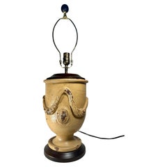 Lampada da tavolo a urna Anduze in ceramica francese dei primi del Novecento