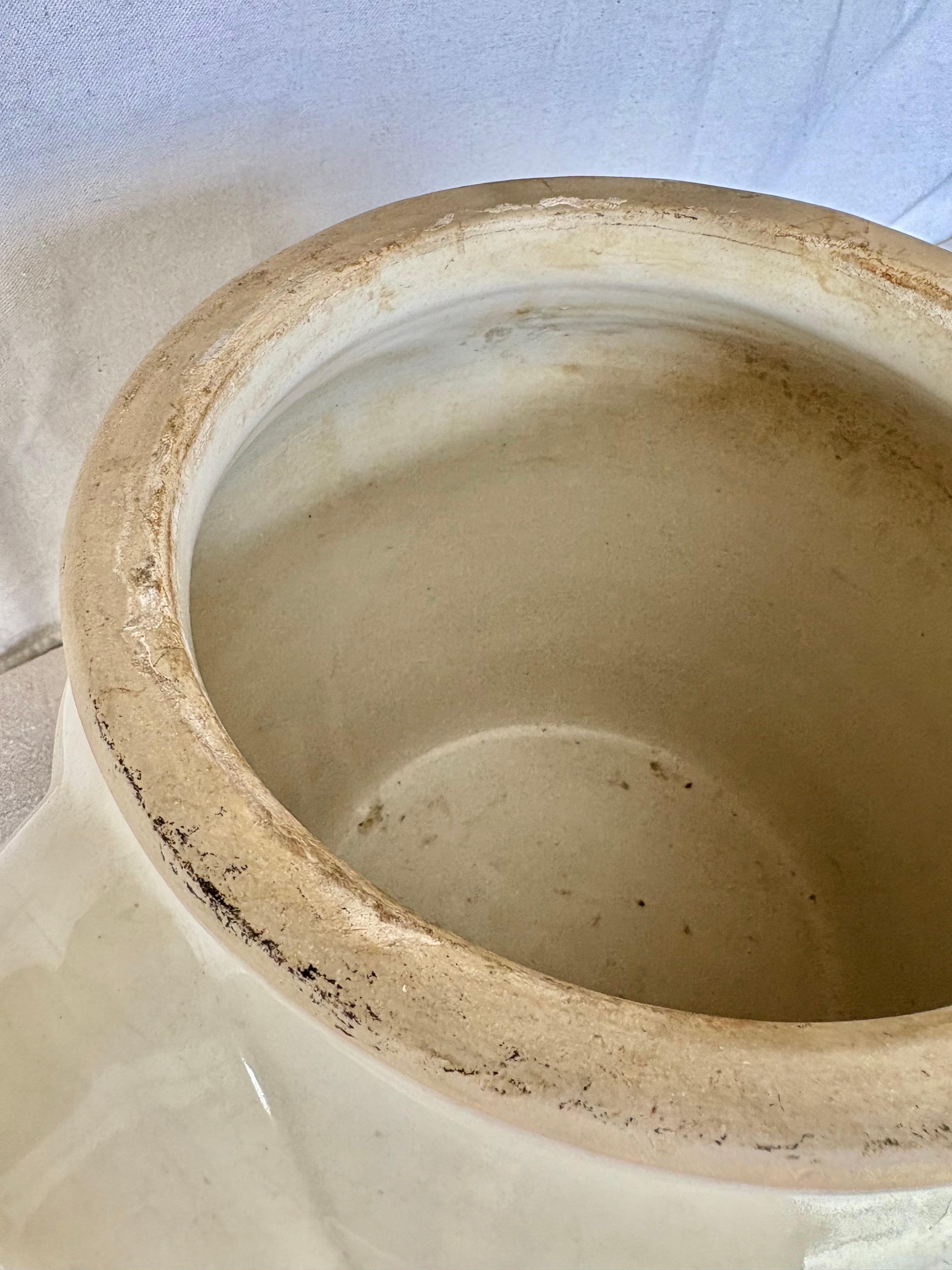 Early 20th Century French Pottery Confit Pot For Sale 8