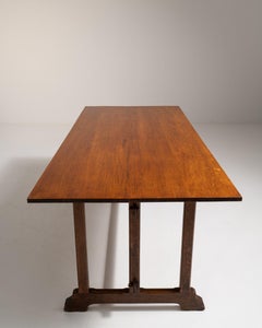 Early 20th Century French Provincial Natural Wood Side Table