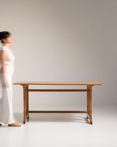 Early 20th Century French Provincial Natural Wood Side Table