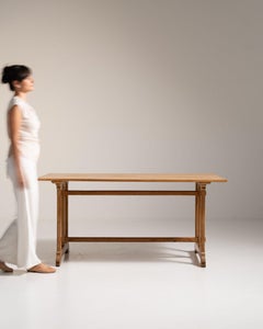 Early 20th Century French Provincial Natural Wood Side Table