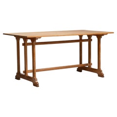 Early 20th Century French Provincial Natural Wood Side Table