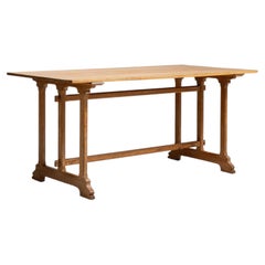 Early 20th Century French Provincial Natural Wood Side Table