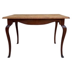 Early 20th Century French Provincial Oak Console Table