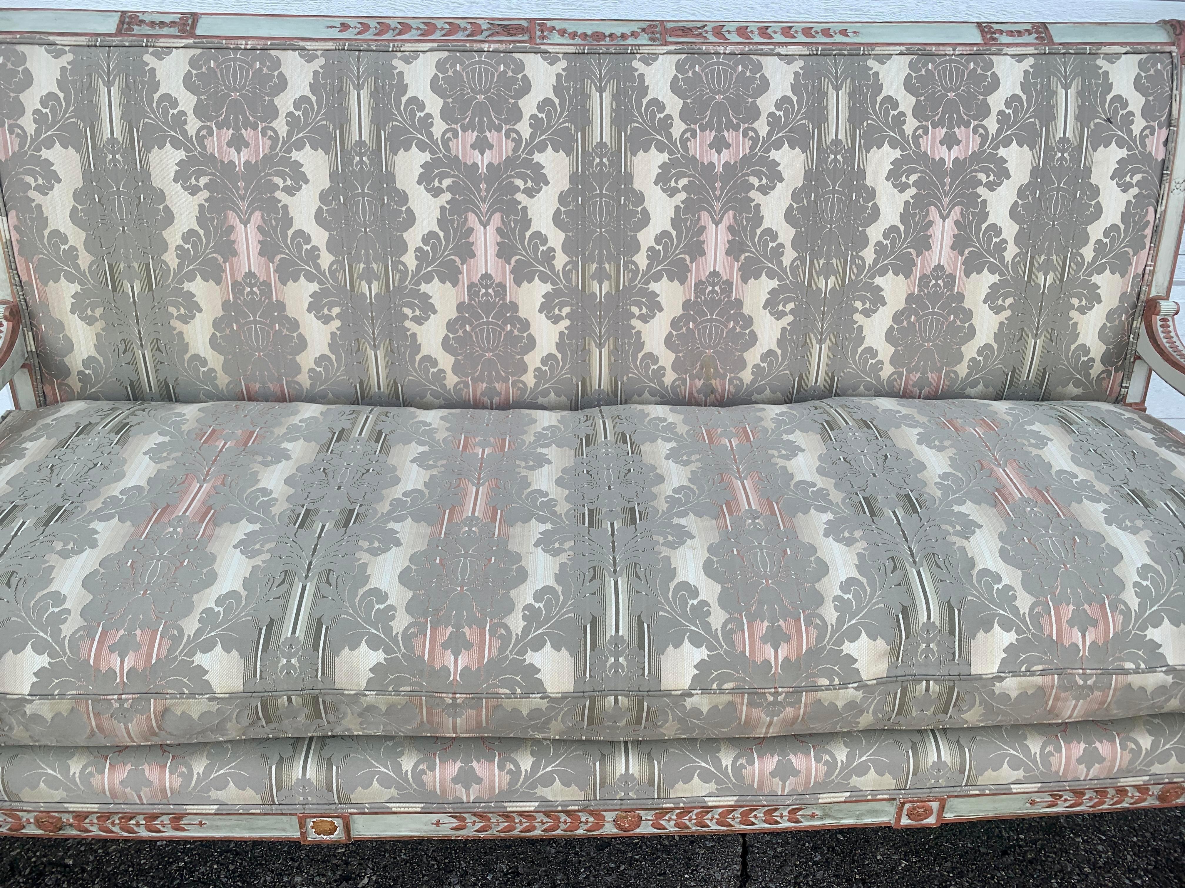 antique french provincial sofa for sale