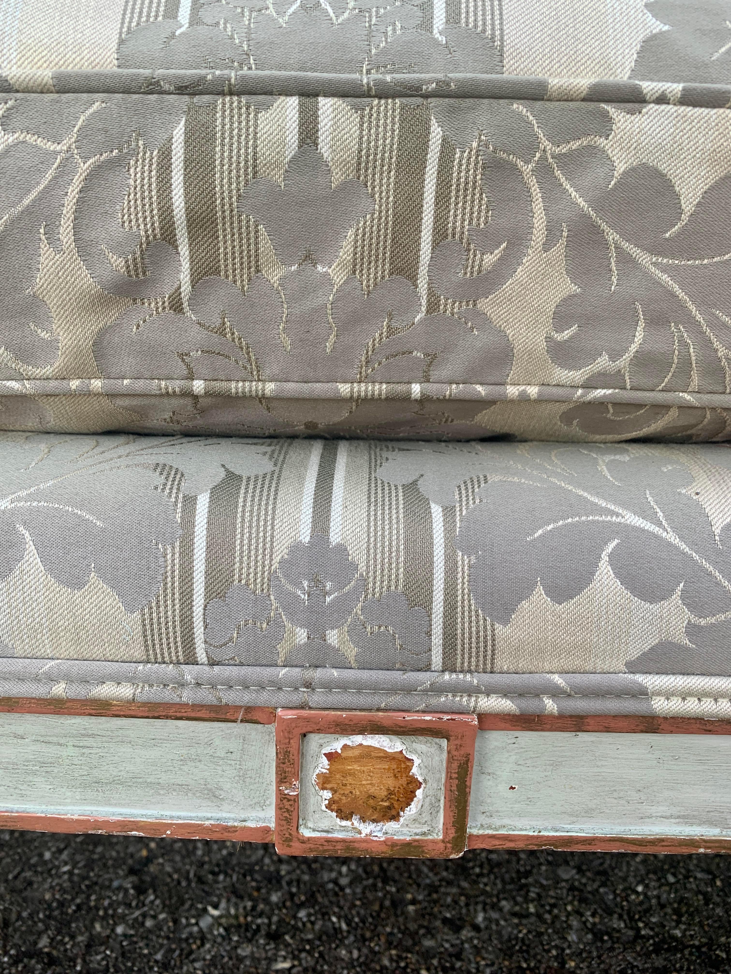french provincial sofa reupholstered