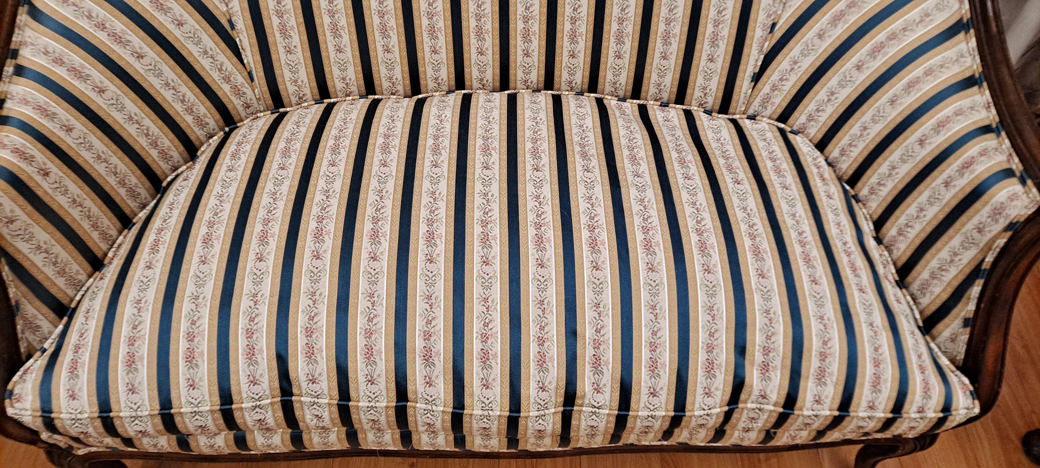 Fabric Early 20th Century French Provincial Style Sofa   For Sale