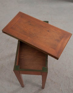 Early 20th Century French Provincial Walnut Fold-Over Games Table