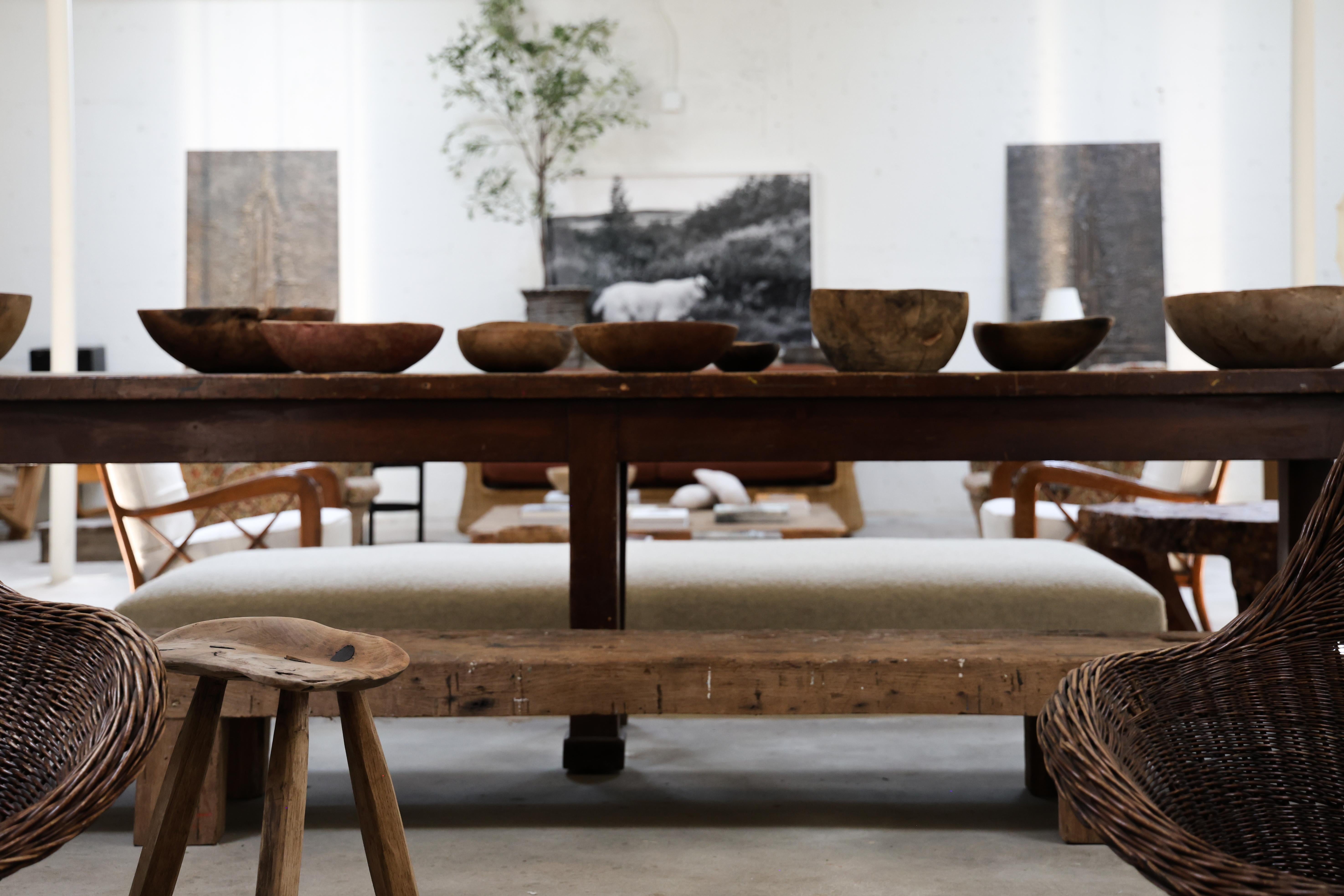 Mesa de trabajo provincial francesa de principios del siglo XX Madera en venta