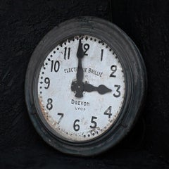 Early 20th century French refurbished oversized station clock
