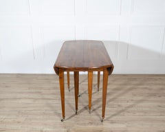 Early 20th Century French Restoration-Style Solid Walnut Extension Dining Table